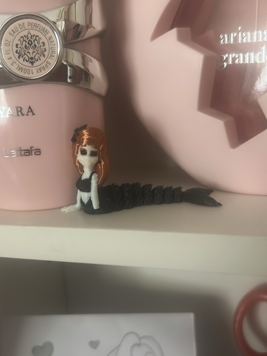 Other - Black & White Mermaid Figurine Fidget Toy